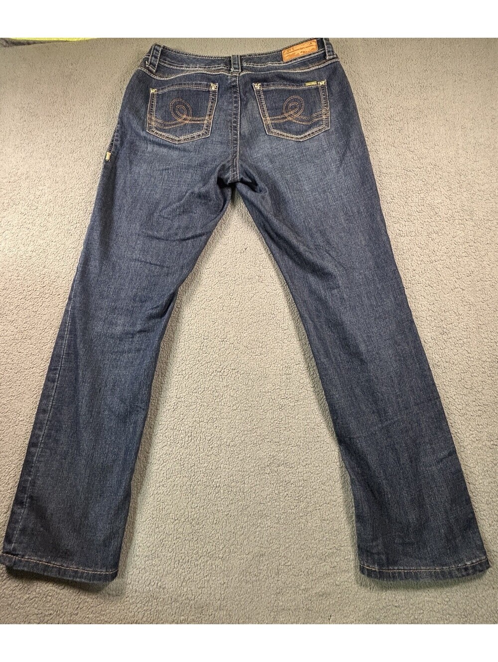 Melissa McCarthy By Seven7  Straight Leg Jeans Dark Wash Blue Size 14W M7D1699GL